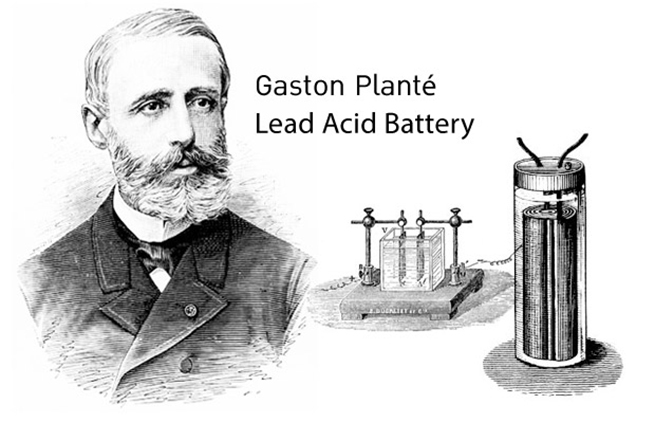 Gaston plante inventor lead acid battery