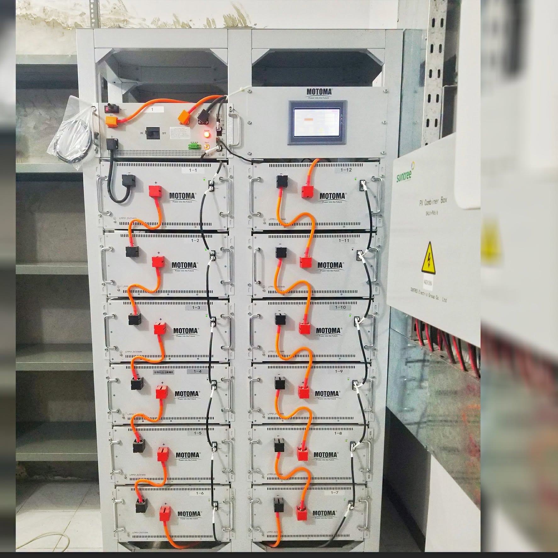 80 kW solar energy storage system