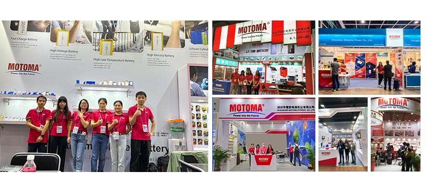 Exhibition of MOTOMA Lipo battery
