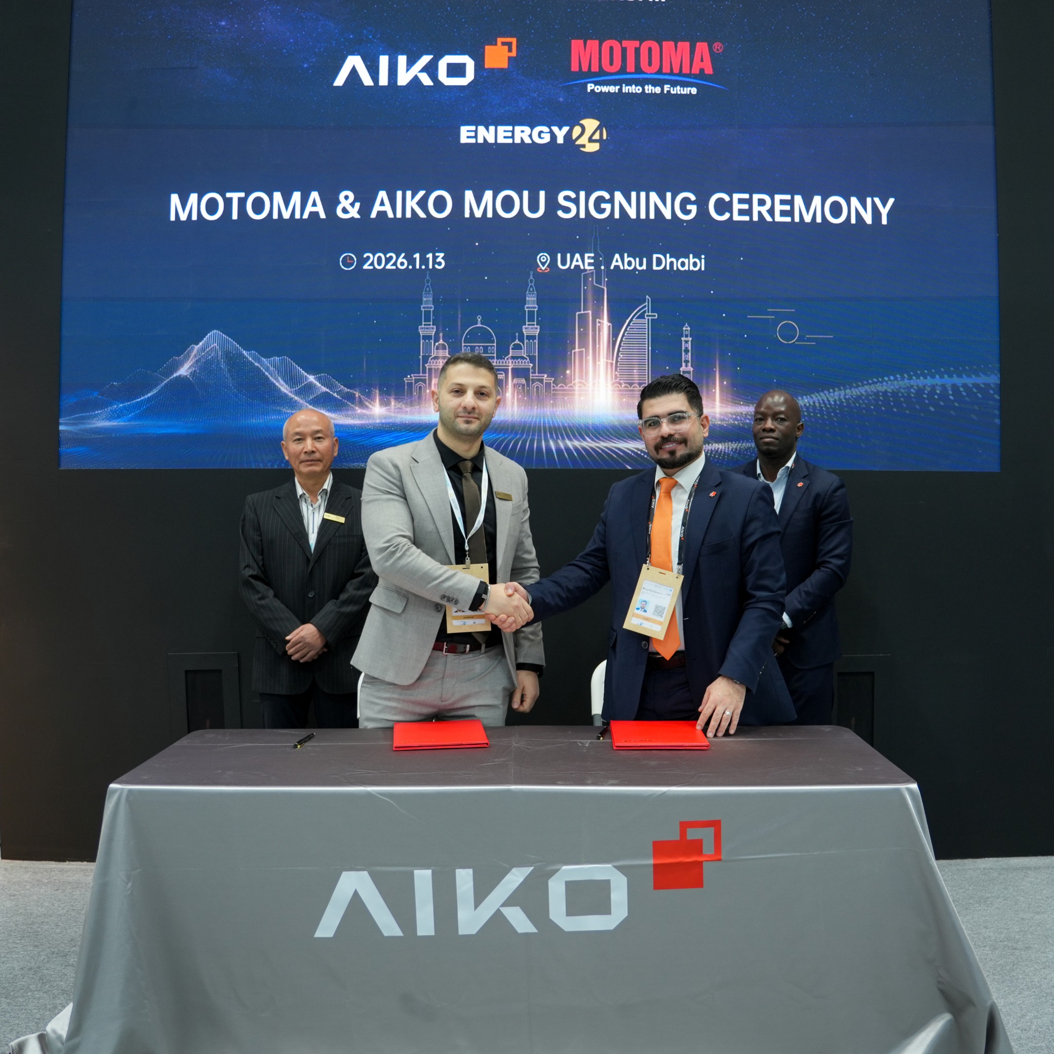  strategic partnership MOTOMA and AIKO Energy