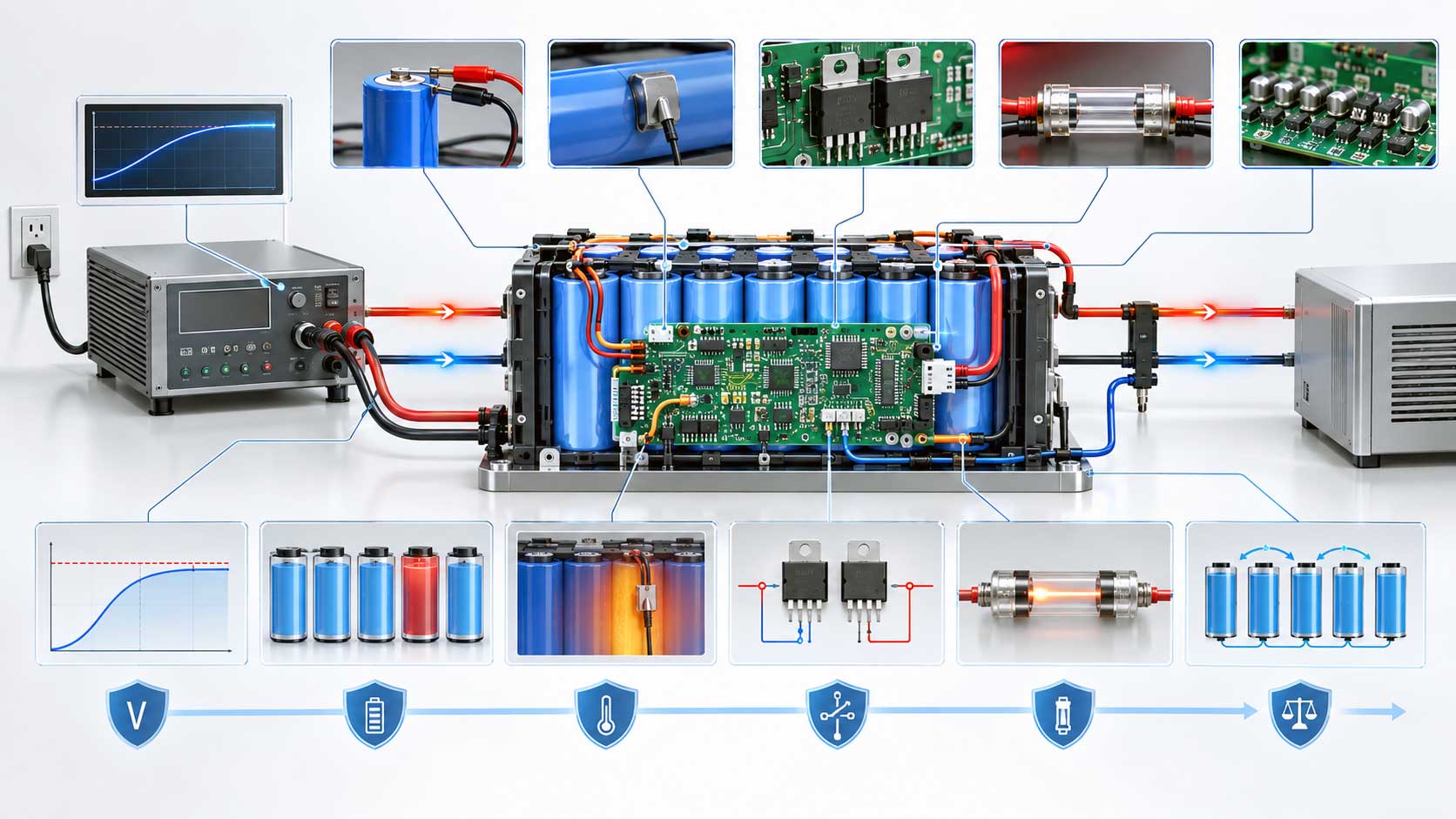 Lithium battery over discharge test