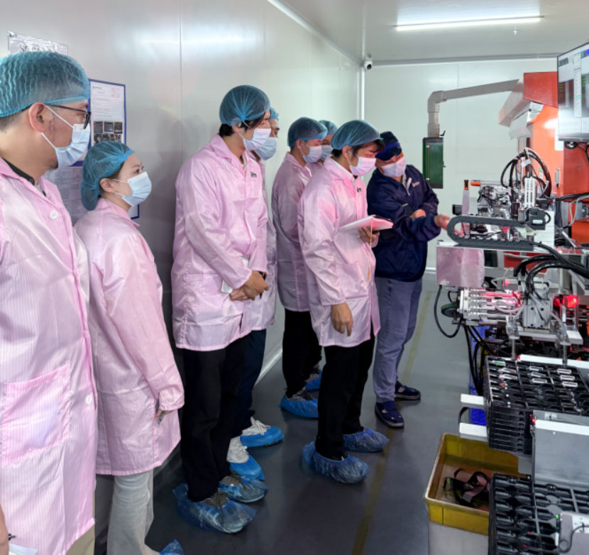 Panasonic Visits MOTOMA Factory