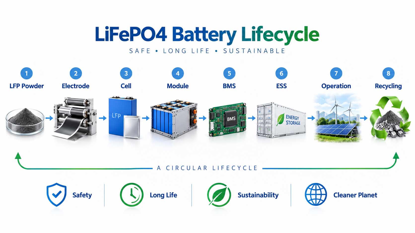 LiFePO4 Battery Lifecycle