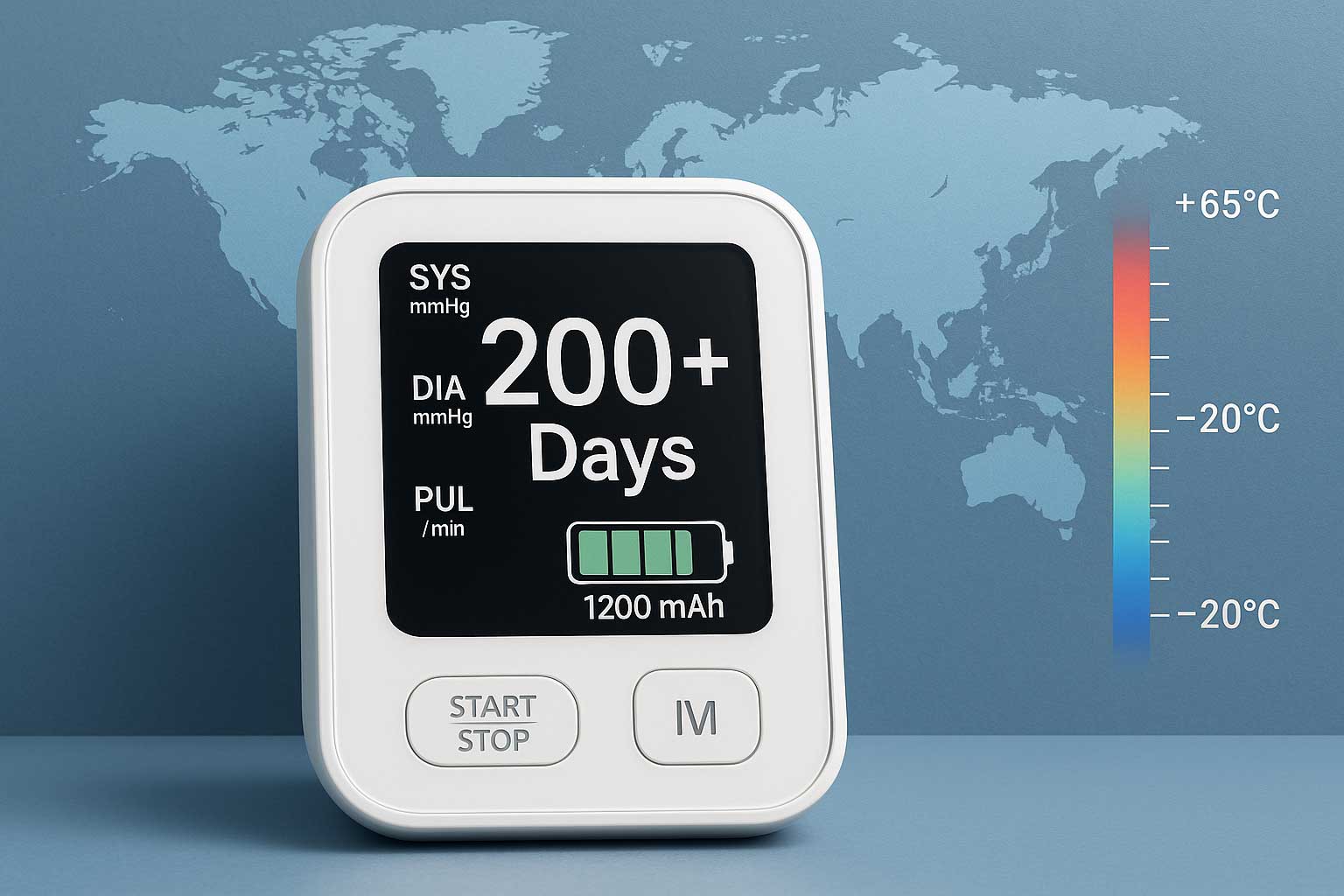 medical wearables battery