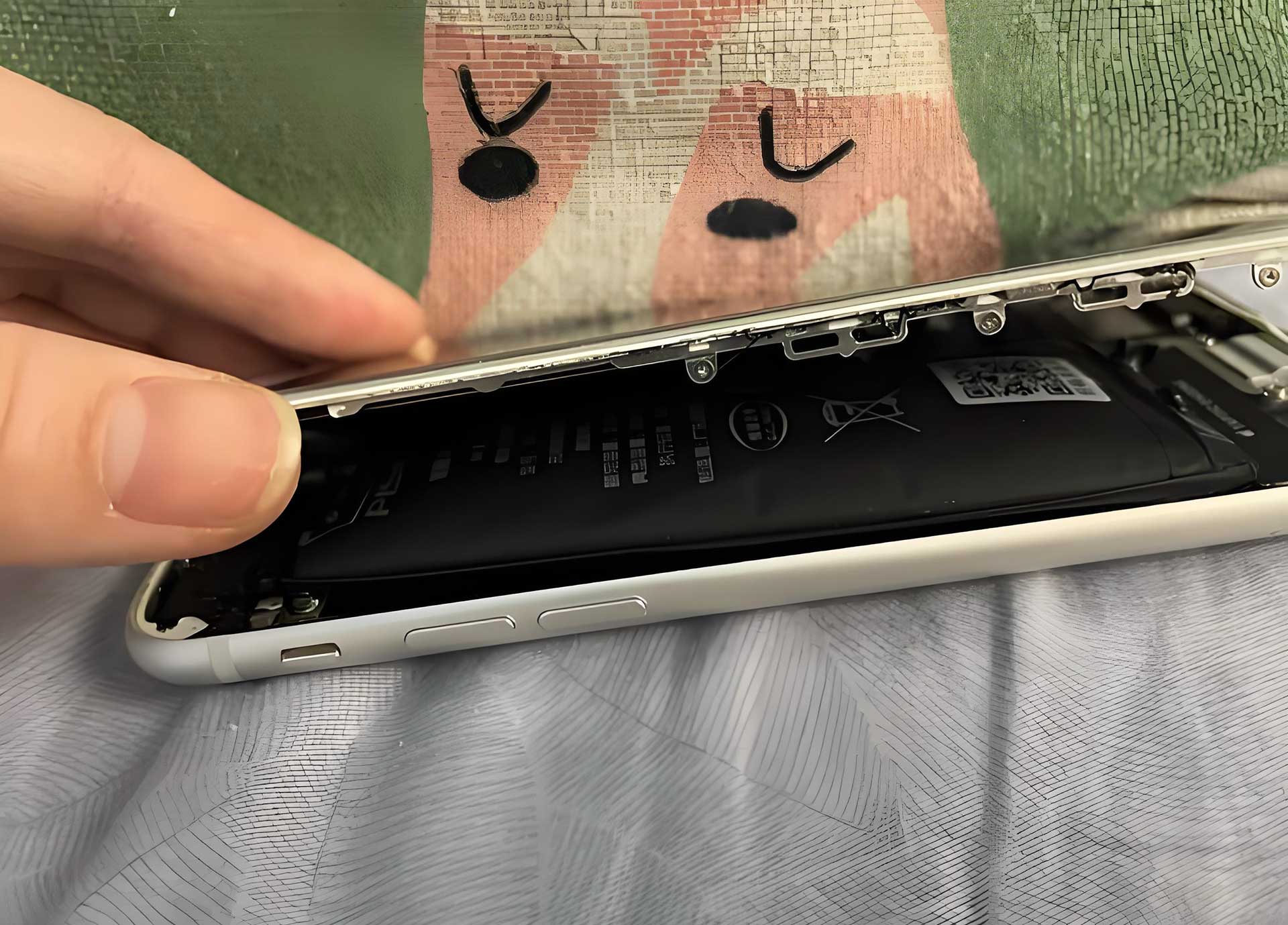 phone battery swollen