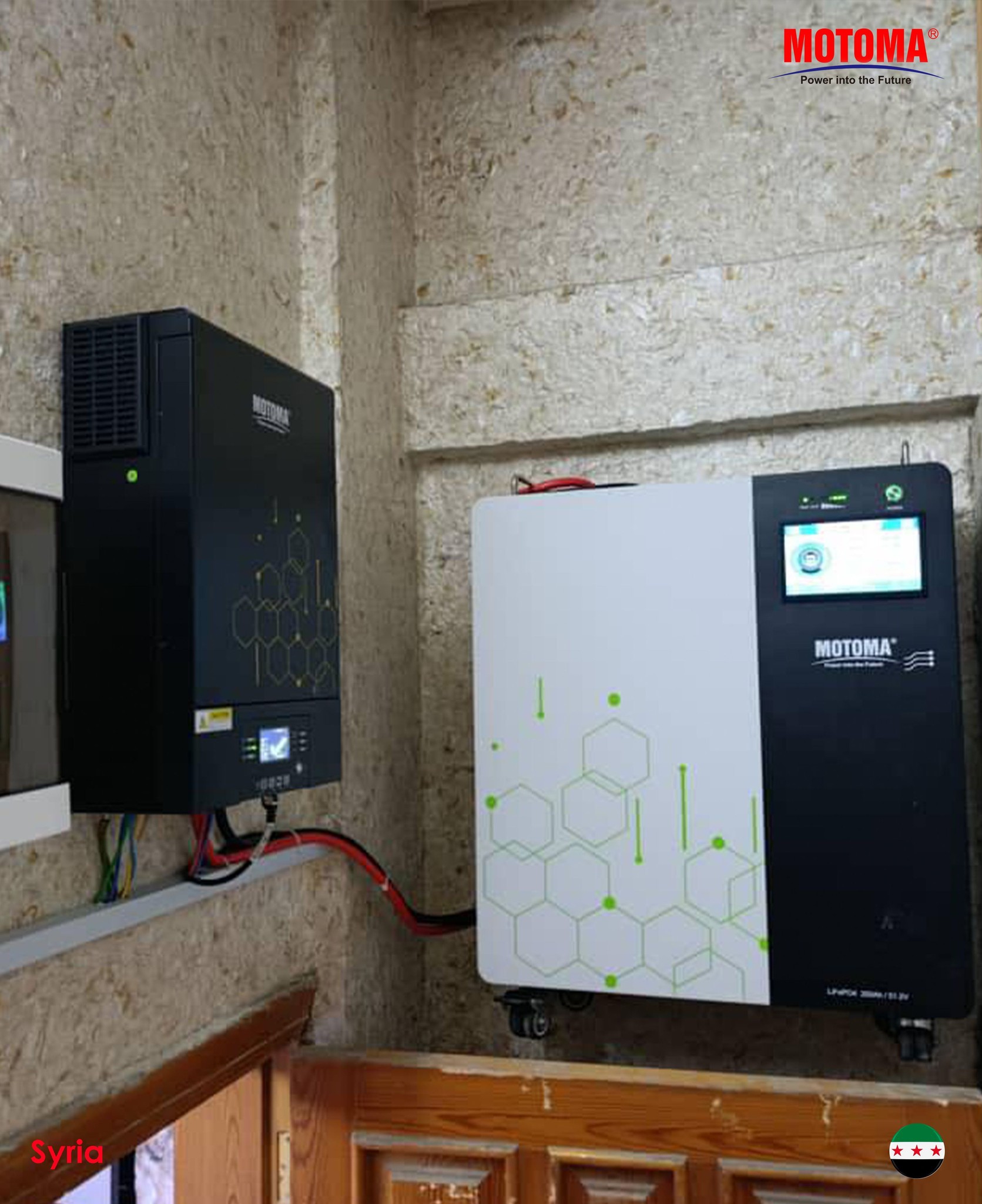 6KW UPS Power Systems 10kWh LiFePO4 battery in Syria