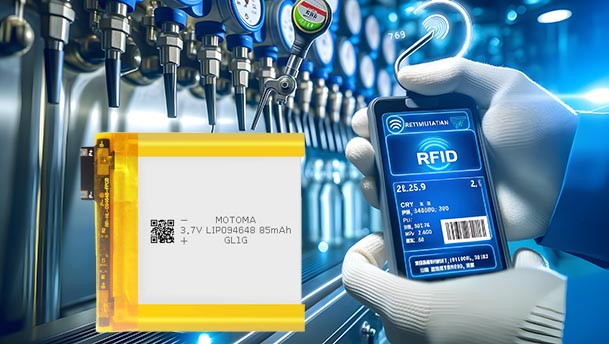 ultra thin lipo battery in iot rfid devices